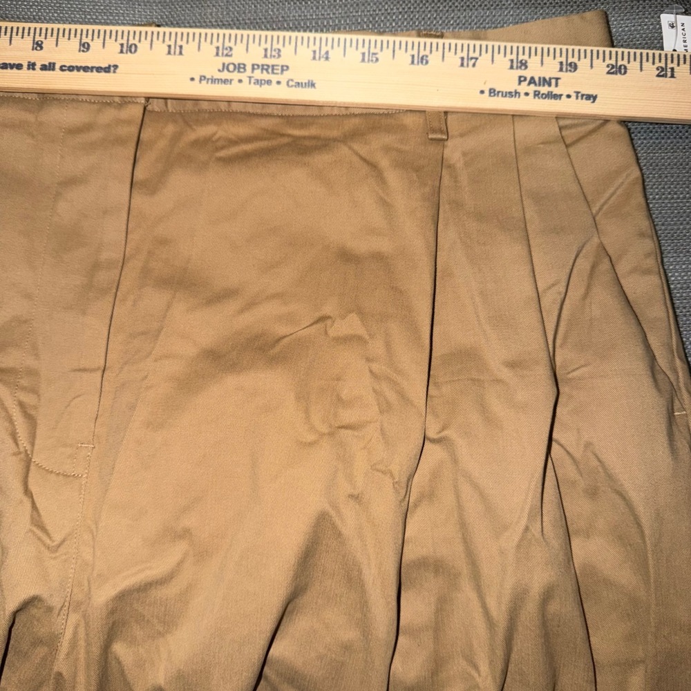Good American Good Khaki Wide Leg Crop Pants Size 16 Womens Casual - Picture 4 of 9